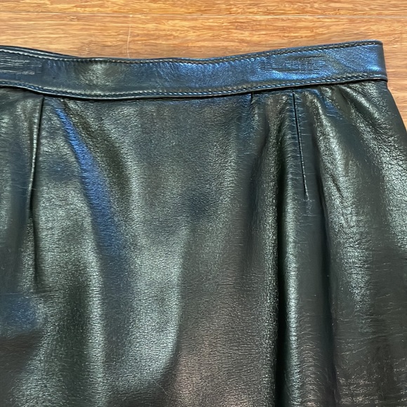 Butter soft Roots leather skirt. Like NEW! - Picture 2 of 4